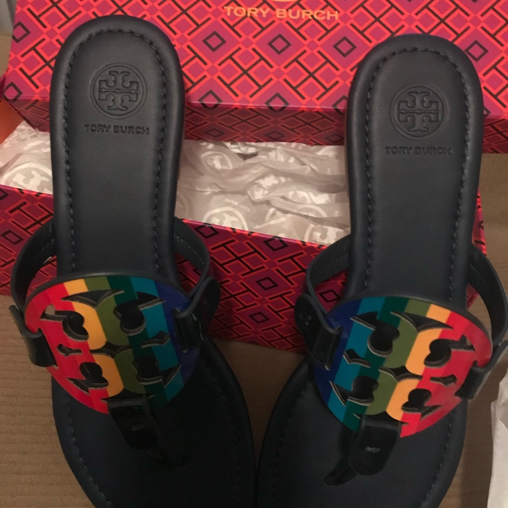 Miller-Printed Patent Leather/Patent Leather Sandle